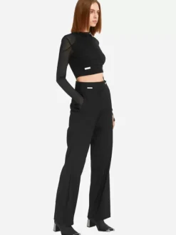 Women C2H4 Staff Uniform Circuit Line Shaping Tailored Trouser