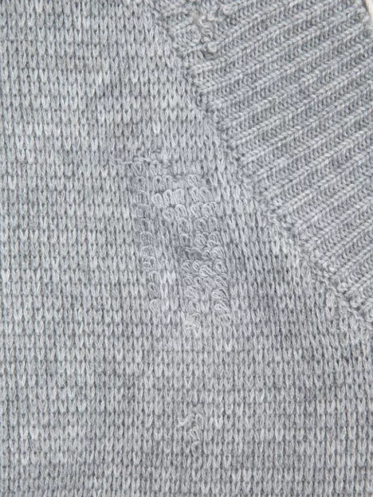 Men C2H4 Staff Uniform Layered V-Neck Sweater
