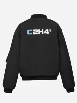 Men C2H4 Staff Uniform Logo Bomber Jacket