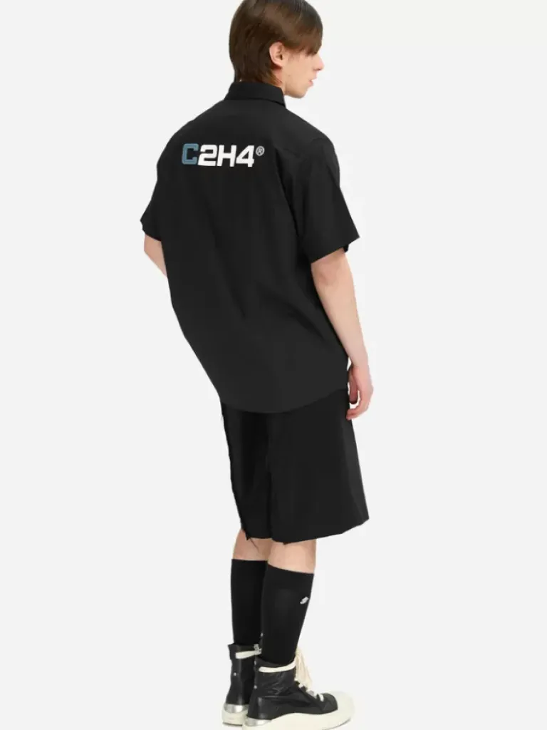Men C2H4 Staff Uniform Logo Shirt