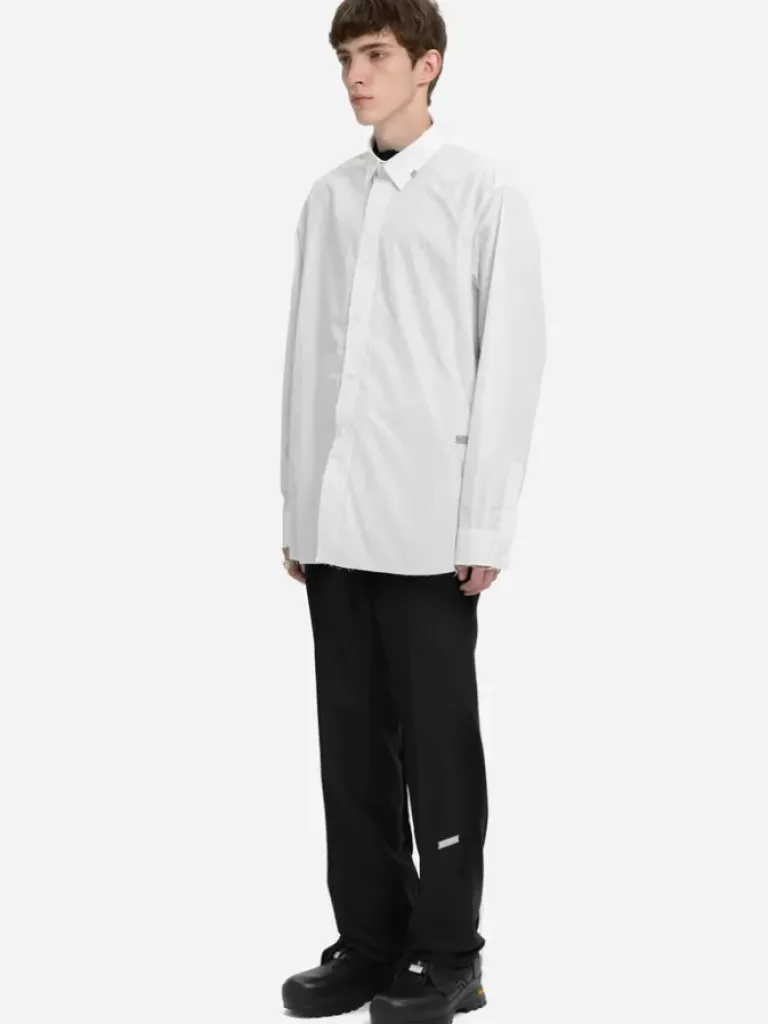 Men C2H4 Staff Uniform Raw Edge Shirt