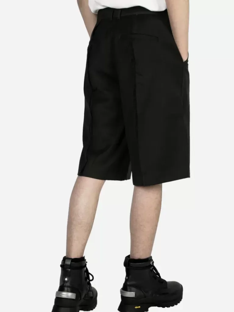 Men C2H4 Staff Uniform Raw Edge Shorts