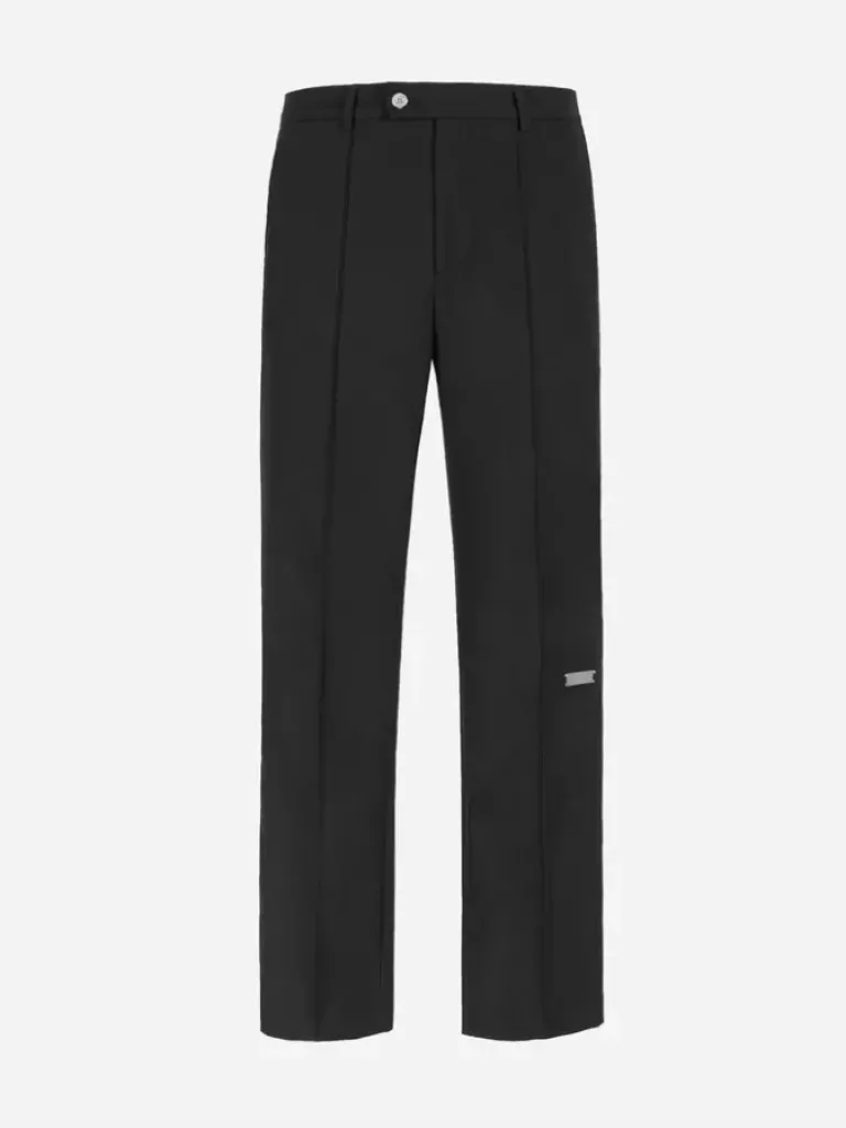 Men C2H4 Staff Uniform Raw Edge Tailored Trousers