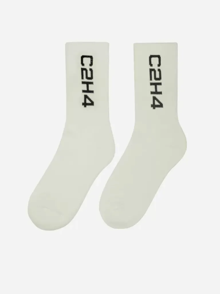 Men C2H4 Staff Uniform Spray Dye Logo Socks