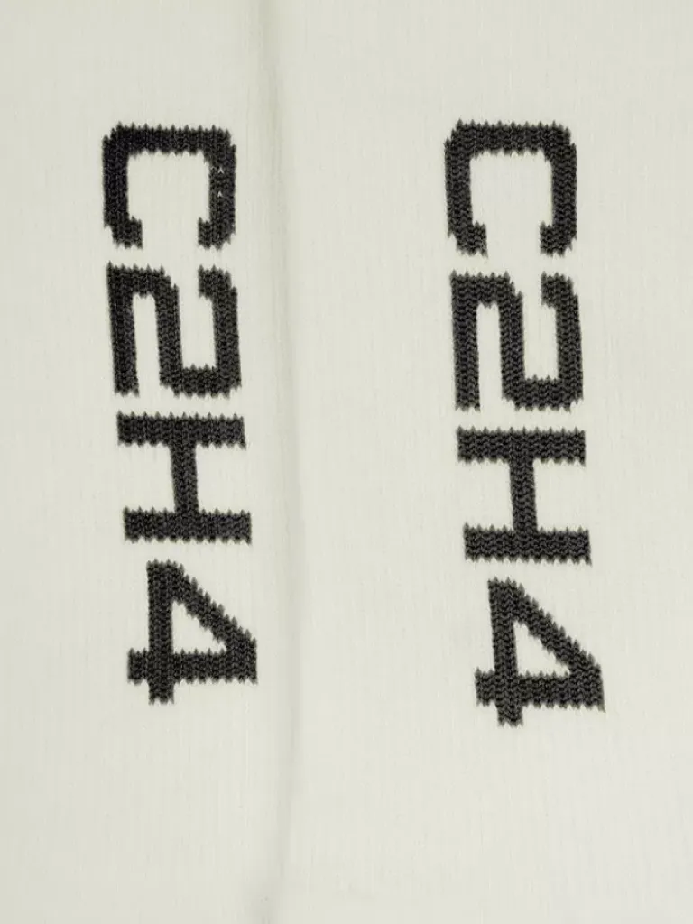 Men C2H4 Staff Uniform Spray Dye Logo Socks