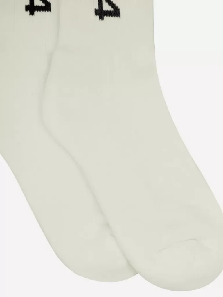 Men C2H4 Staff Uniform Spray Dye Logo Socks