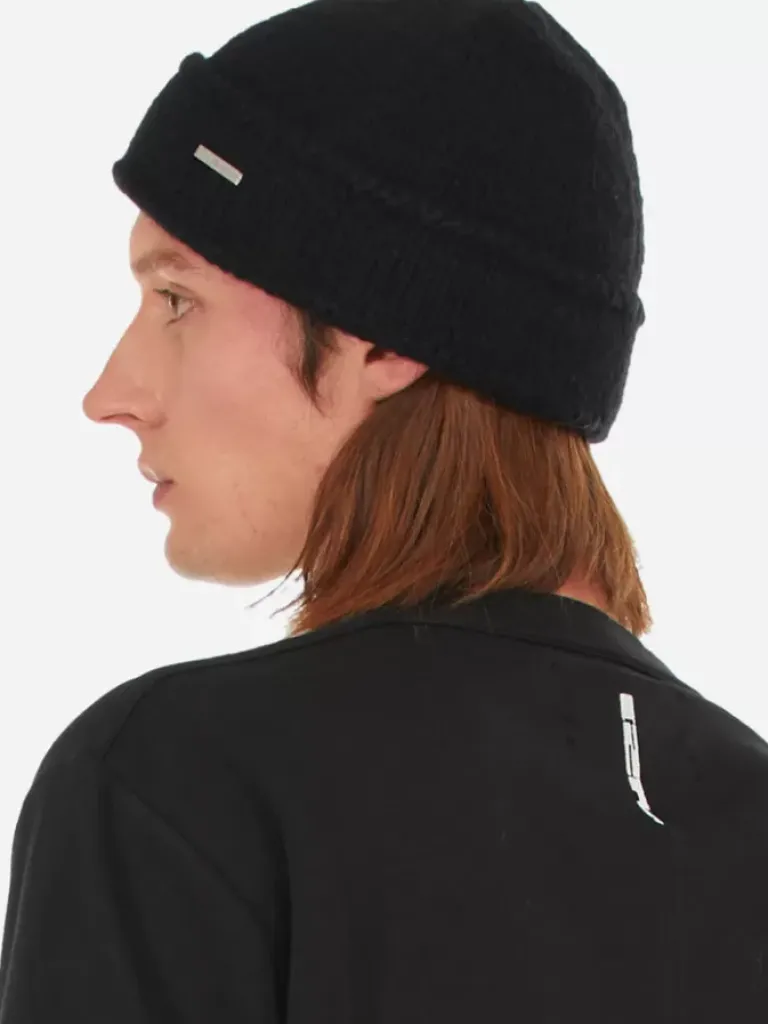 Men C2H4 Staff Uniform Tagged Knit Covert Beanie