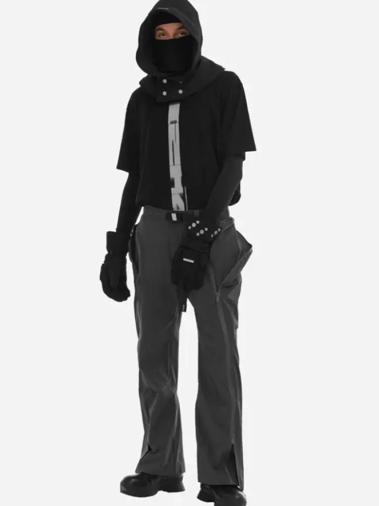 Men C2H4 006 - Stereoscopic Zippered Ski Pants