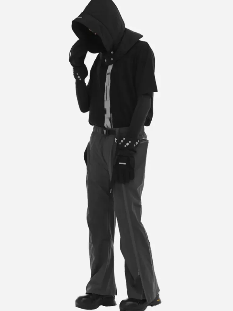 Men C2H4 006 - Stereoscopic Zippered Ski Pants