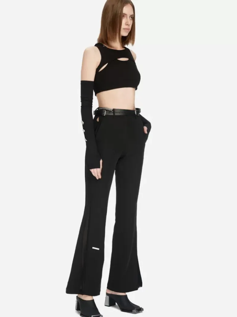 Women C2H4 005 - Streamline Arc Cut-Out Trousers