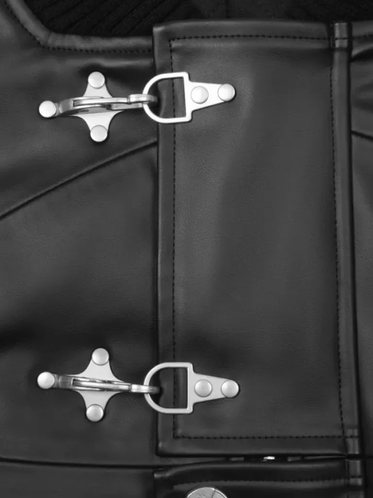 Men C2H4 006 - Streamline Arch Panelled Bomber Jacket