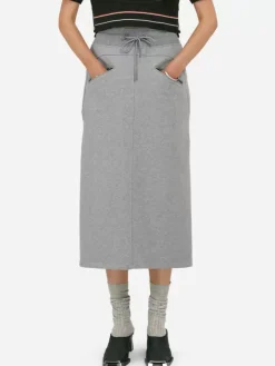 Women C2H4 007 - Sweat Midi Skirt