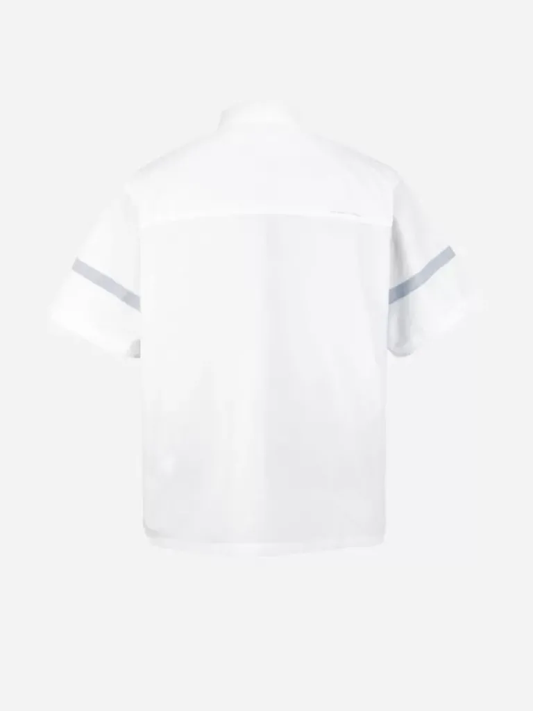 Men C2H4 001 - Time Secret-Service Panelled Short Sleeve Shirt