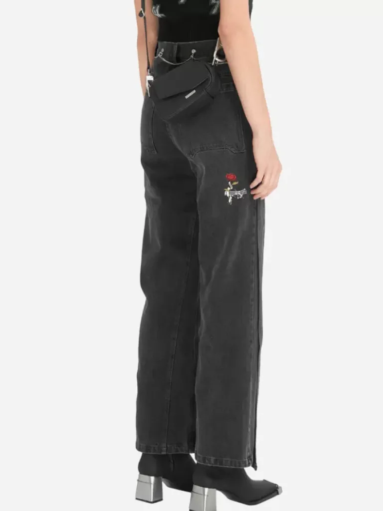 Women C2H4 003 - Wide Layered Swing Jeans