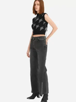 Women C2H4 003 - Wide Layered Swing Jeans