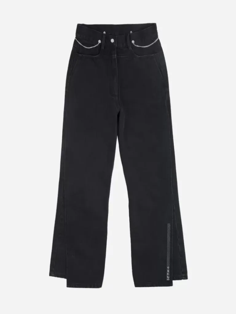 Women C2H4 003 - Wide Layered Swing Jeans