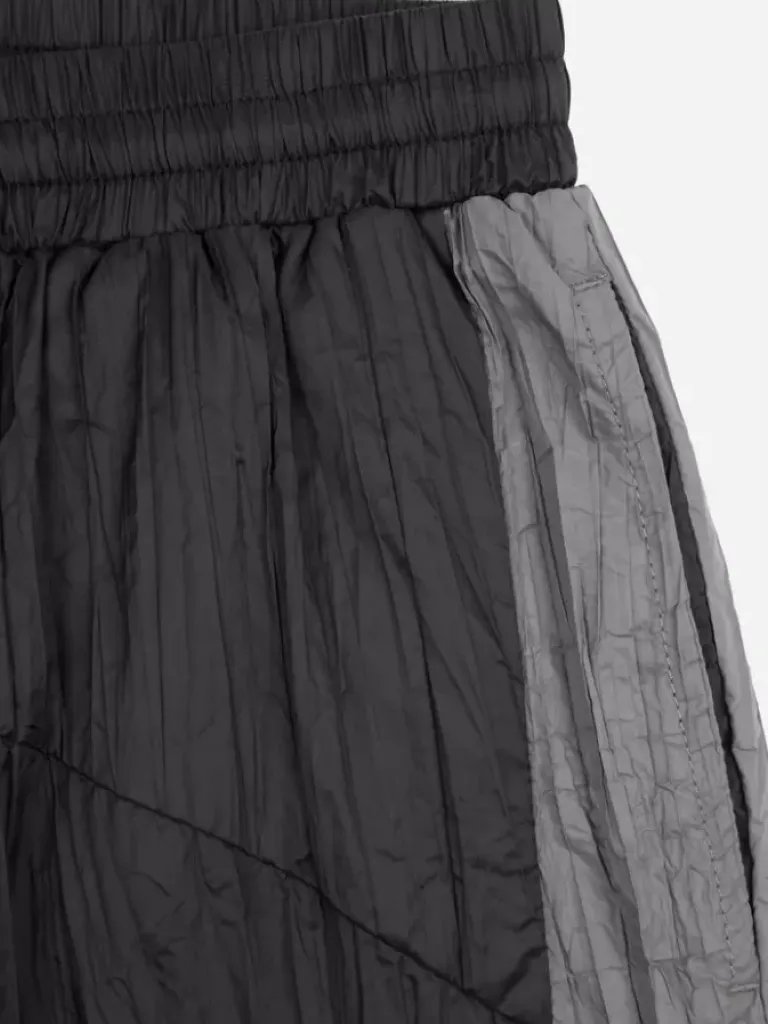 Men C2H4 005 - Wrinkled Nylon Arch Panelled Track Shorts