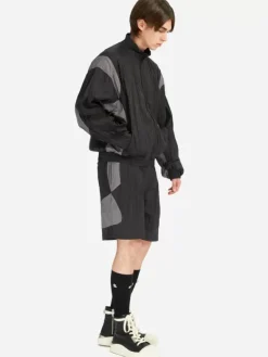 Men C2H4 005 - Wrinkled Nylon Arch Panelled Track Jacket