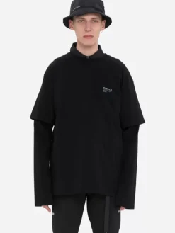 Men C2H4 001-X - Double Layered Long-Sleeve T-Shirt