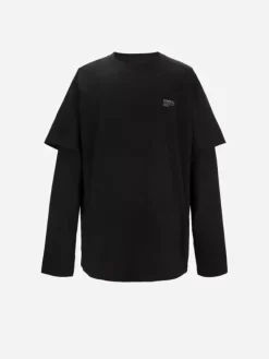 Men C2H4 001-X - Double Layered Long-Sleeve T-Shirt