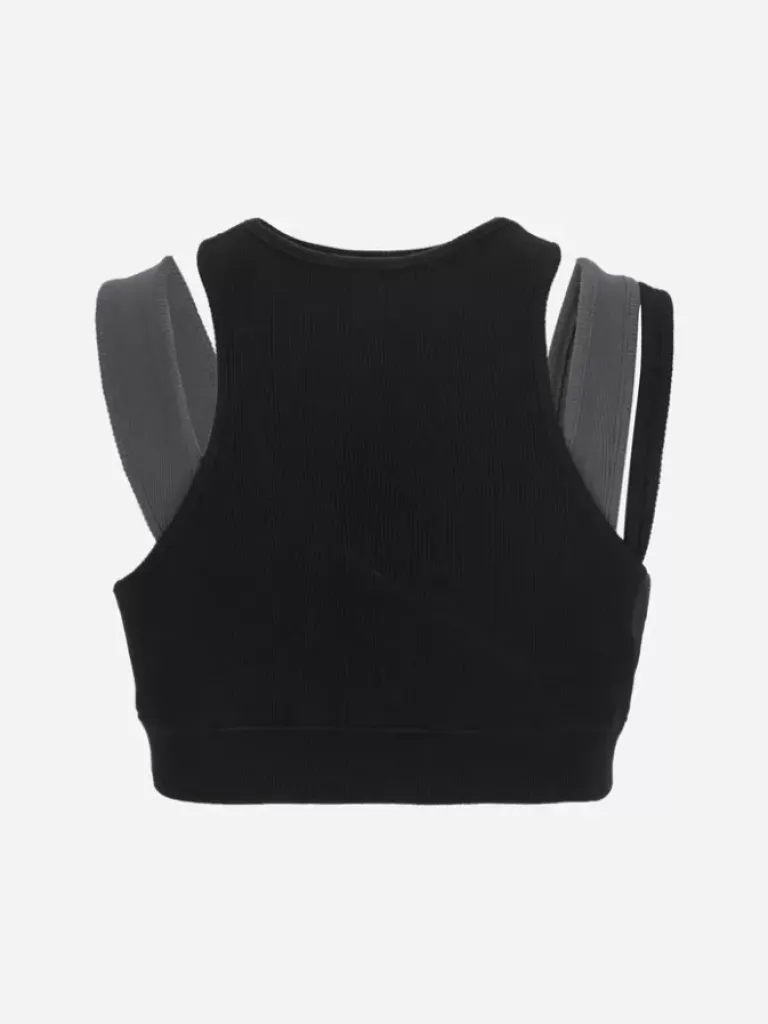 Women C2H4 001-X - Layered Women Sporty Bra