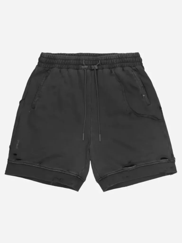 Men C2H4 001-X - Ruin Distressed Sweat Shorts