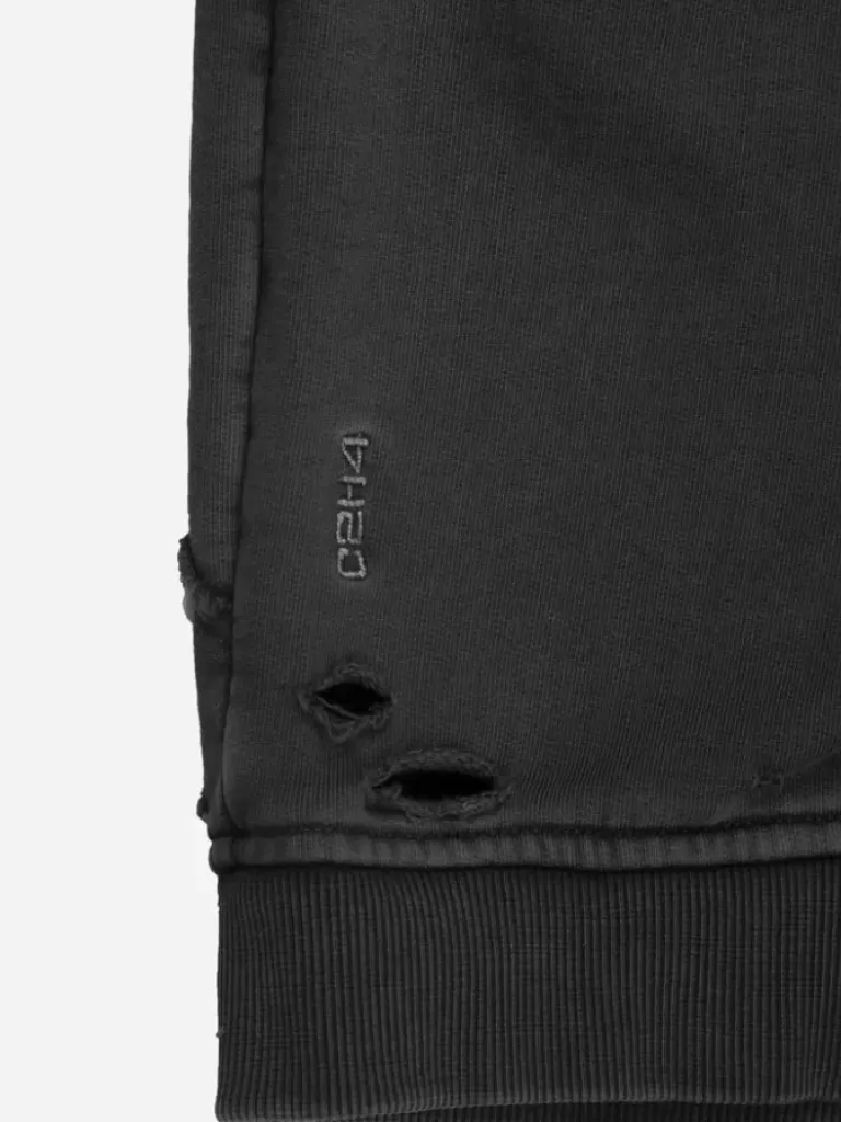 Men C2H4 001-X - Ruin Distressed Sweat Shorts