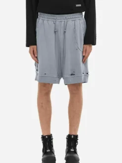 Men C2H4 001-X - Ruin Distressed Sweat Shorts