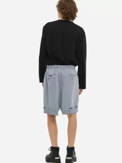 Men C2H4 001-X - Ruin Distressed Sweat Shorts