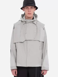 Men C2H4 001-X - Vest Layered Tactical Waterproof Windbreaker